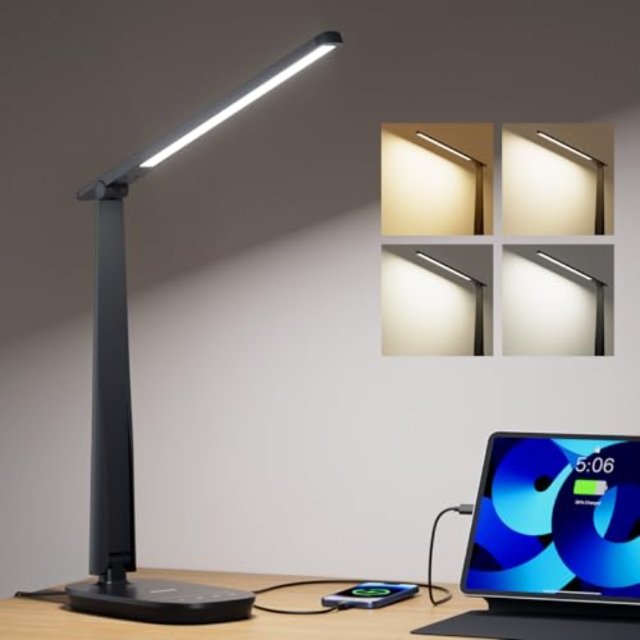 Led Desk Light Usb - مصباح مكتب LED للمنزل والمكتب، إضاءة