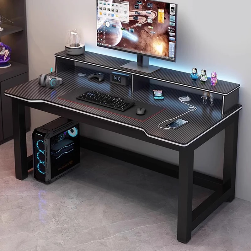 Ergonomic Desk Setup Keyboard - طاولات كمبيوتر للألعاب مع مساحة تخزين،