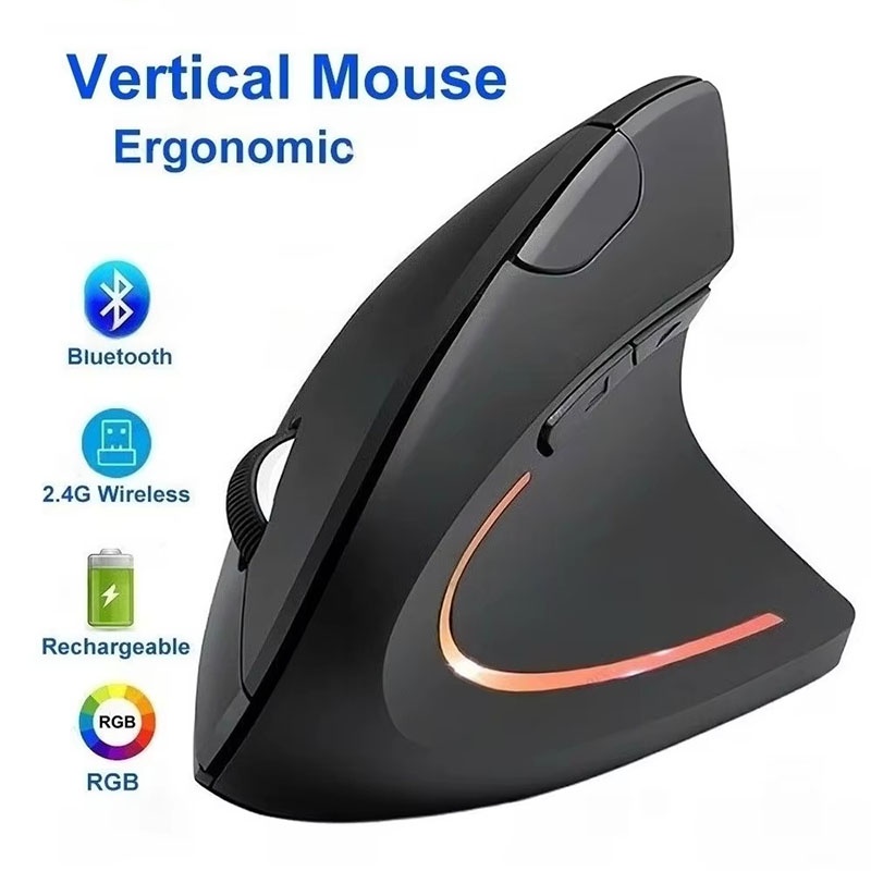 Ergonomic Desk Setup Keyboard - ماوس عمودي متوافق مع معايير الهندسة