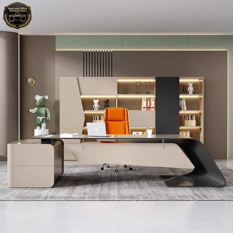 Desk Setup Small - طاولة مكتب حديثة للطلاب، طاولة عمل