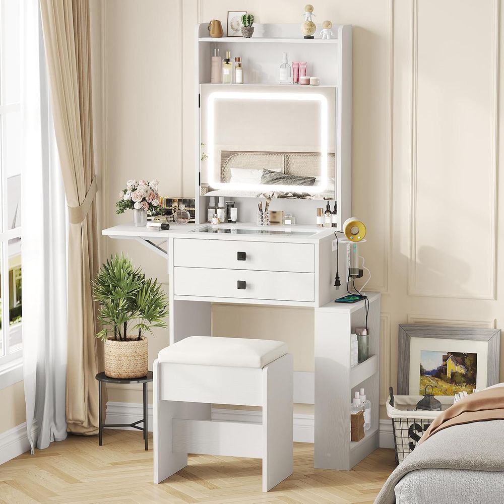 Desk Setup Small - طاولة مكياج صغيرة من Vabches مع