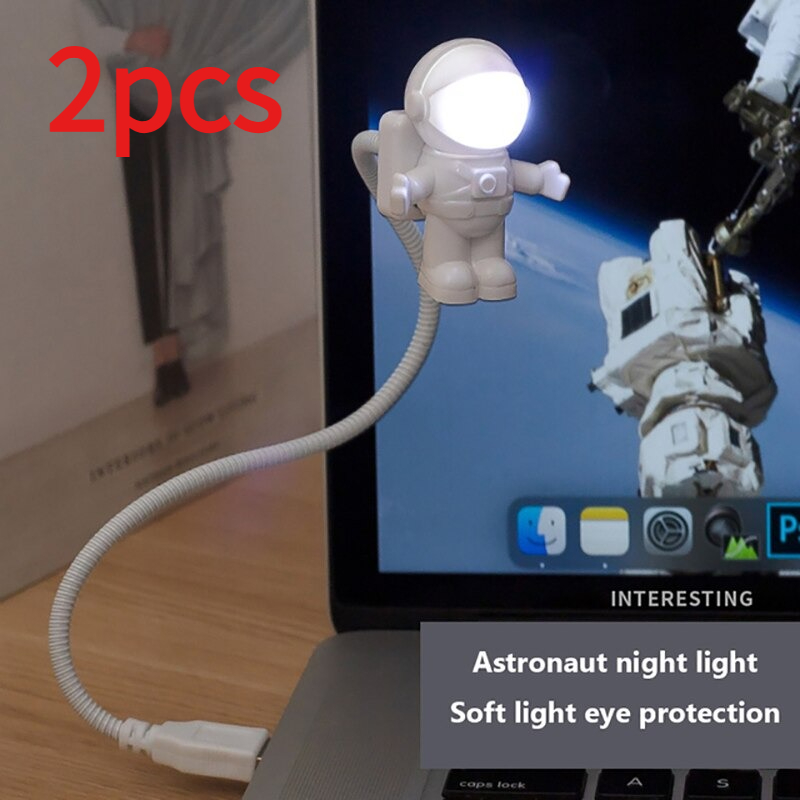 Led Desk Light Usb - مصباح ليلي على شكل رائد فضاء