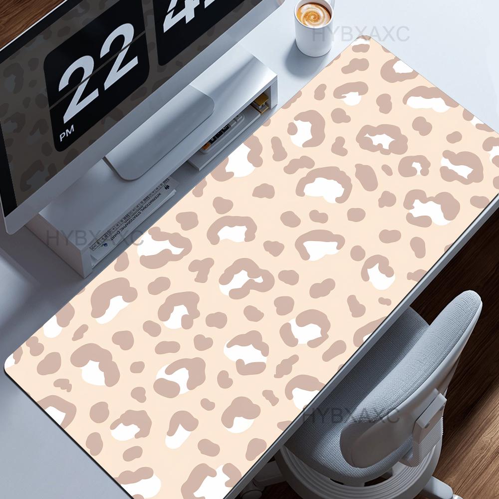 Desk Setup Beige - لوحة مفاتيح وفأرة كمبيوتر مقاس XXL