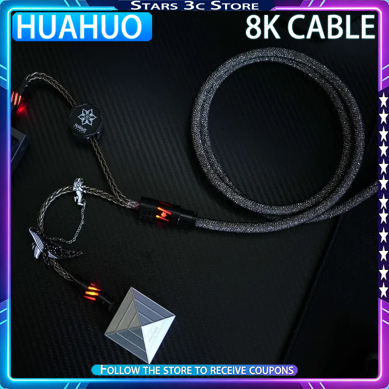 Desk Setup Accessories - لوحة مفاتيح Huahuo Pro 8K مغناطيسية
