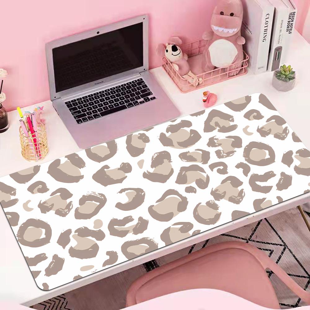 Desk Setup Beige - لوحة مفاتيح وفأرة كمبيوتر XL/XXL، بساط