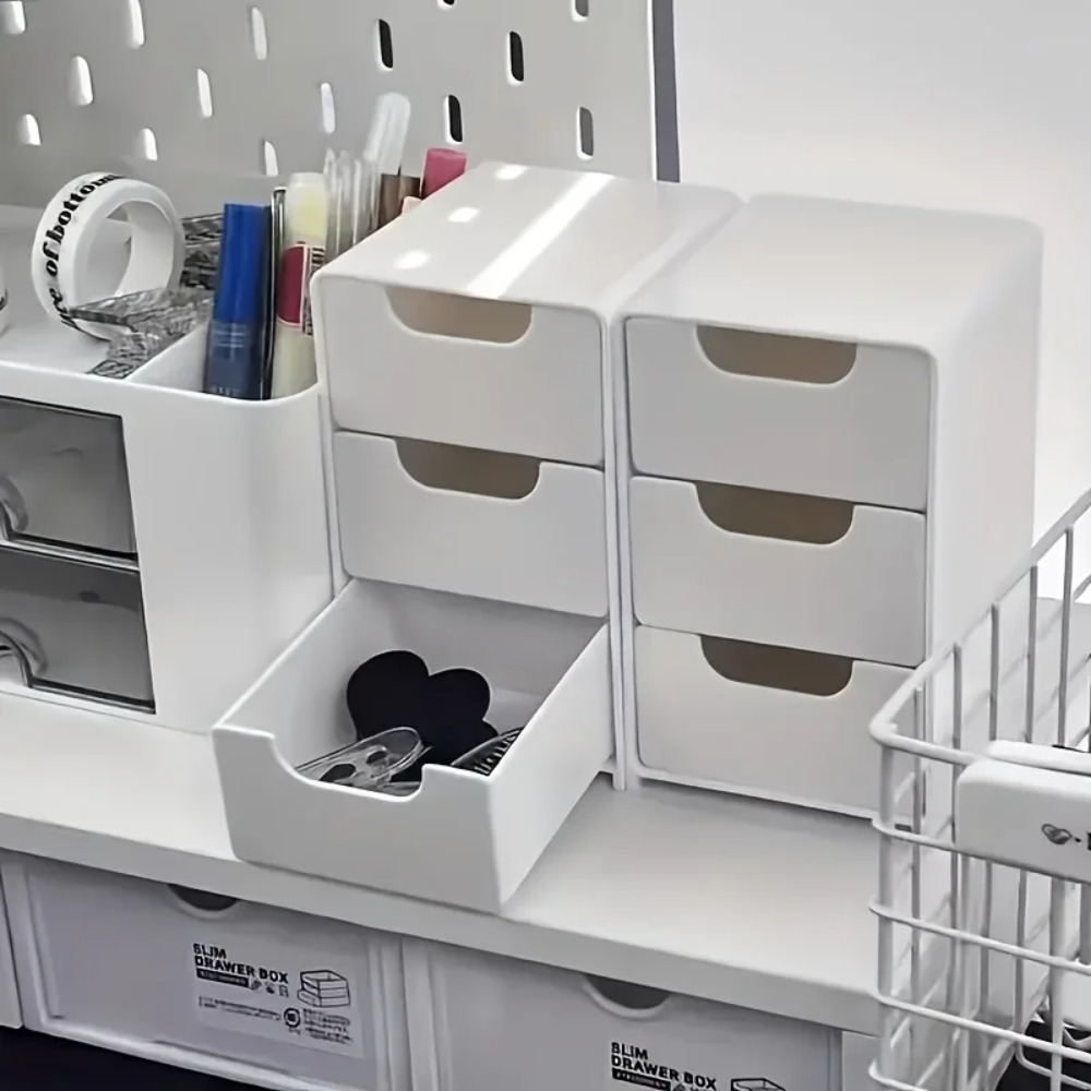 Desk Drawer Unit - منظم مكتب أنيق بثلاث طبقات مع