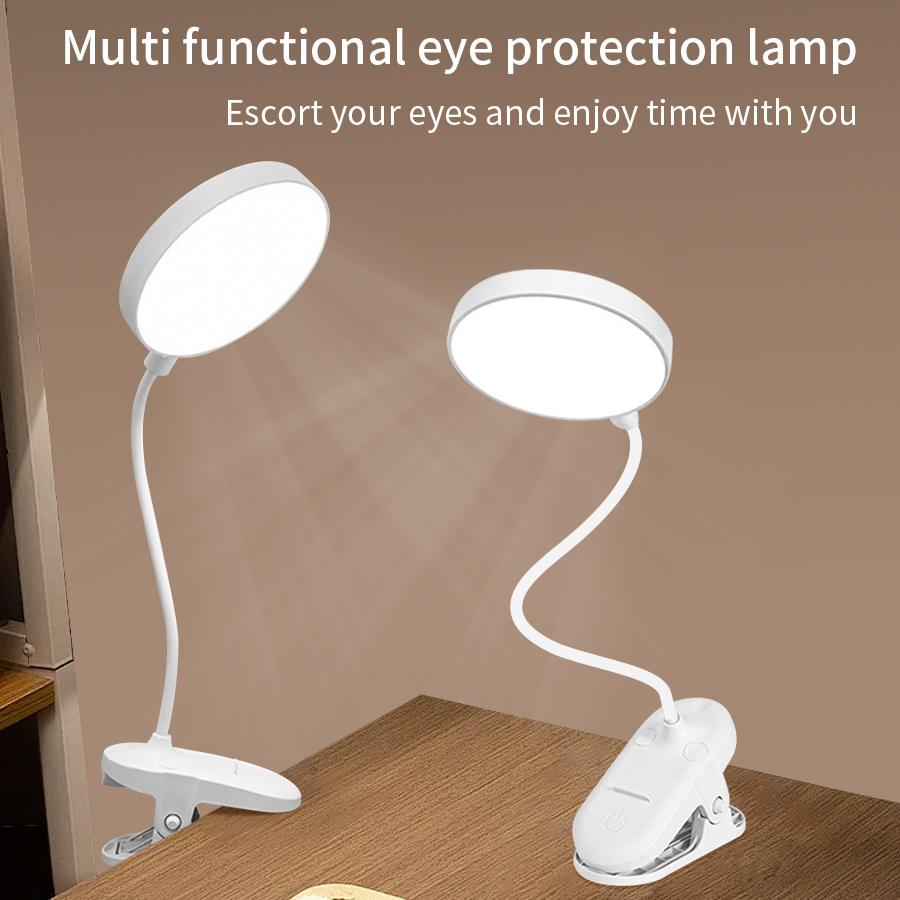 Led Desk Light Usb - مصباح مكتب LED بمشبك قابل للدوران