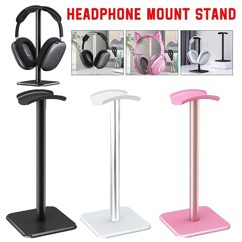 Desk Setup Accessories - حامل سماعات رأس بلاستيكي عالمي، منظم