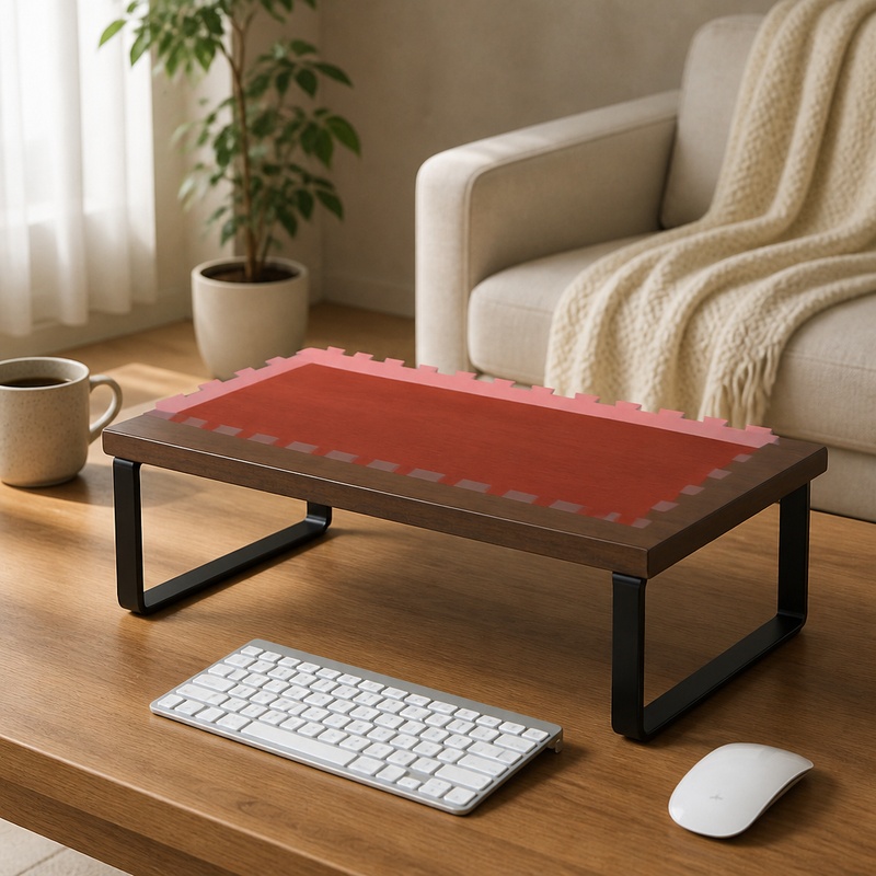 Desk Setup Pegboard - حامل شاشة مكتبي قابل للتعديل مع