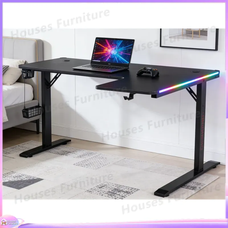Desk Setup Gaming Pc - طاولة ألعاب كبيرة 160 سم مع