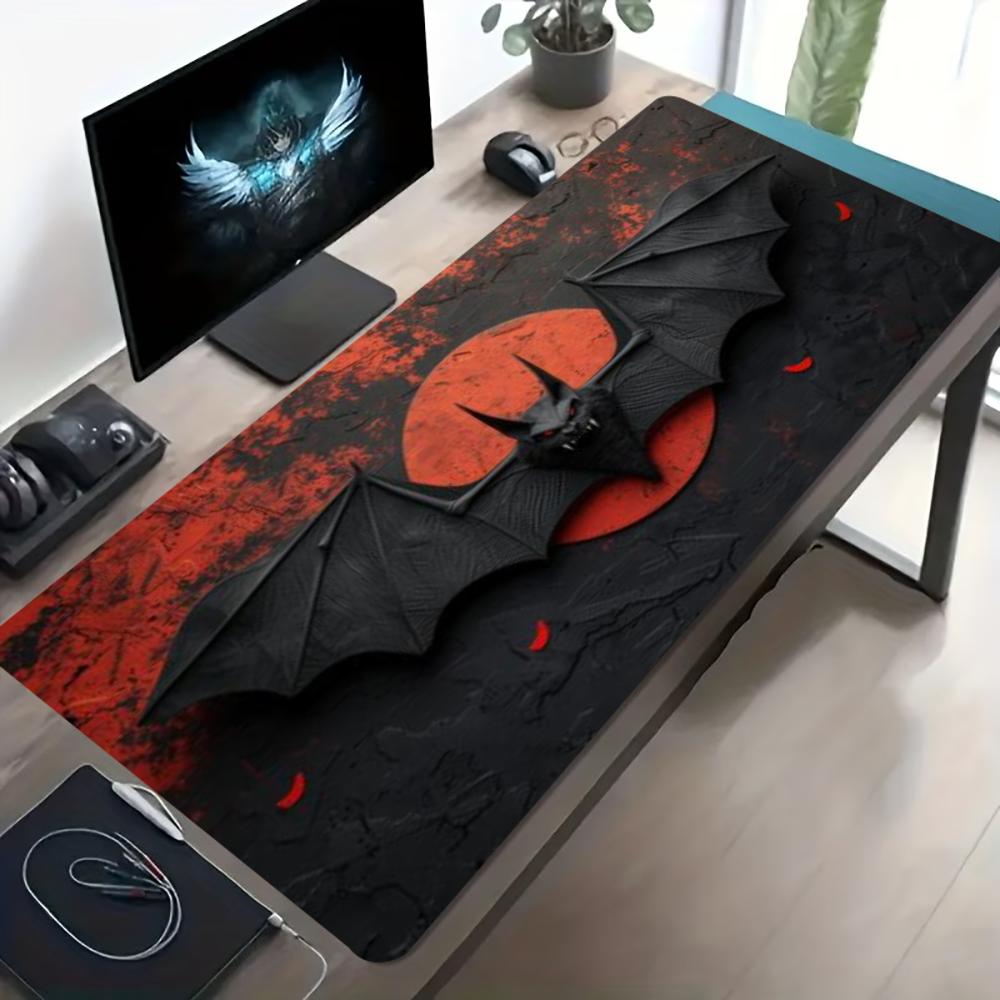 لوحة ماوس كبيرة للألعاب بنمط ا - مراجعة Desk Setup Red وسعره