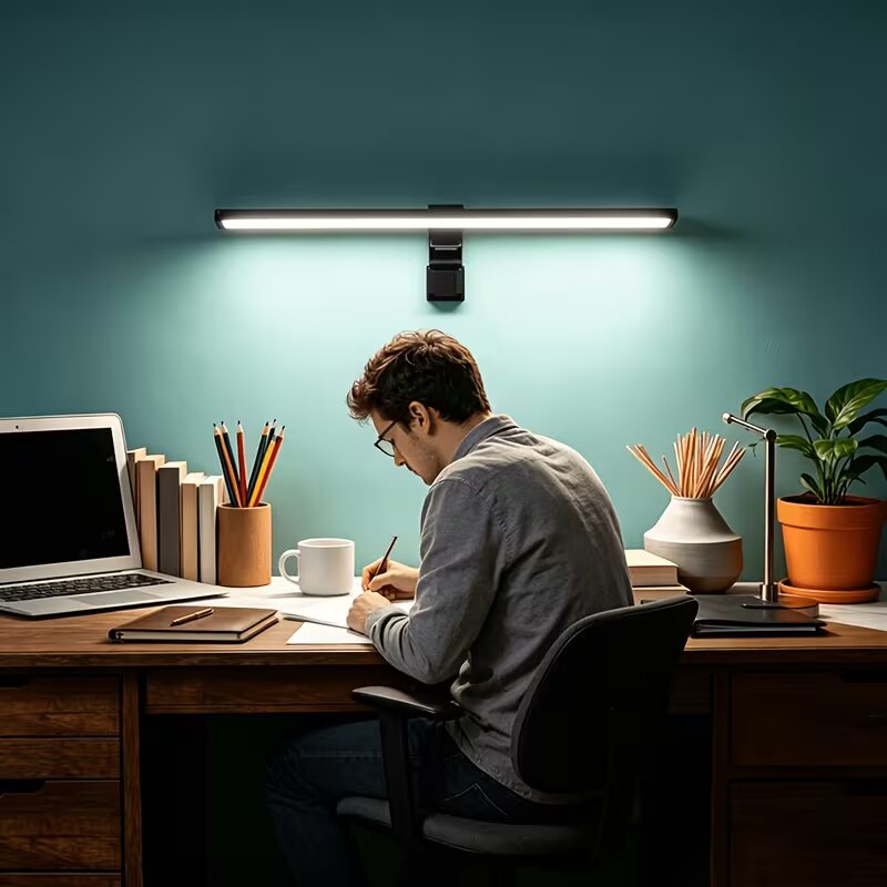 مصباح LED لشاشة الكمبيوتر بمنف - مراجعة Led Desk Light Usb وسعره