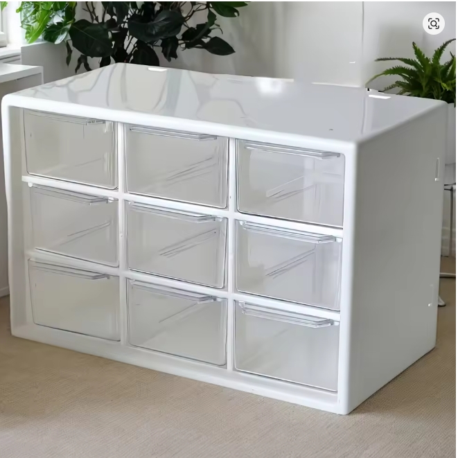 صندوق تخزين، درج شفاف للأجزاء  - مراجعة Desk Drawer Unit وسعره