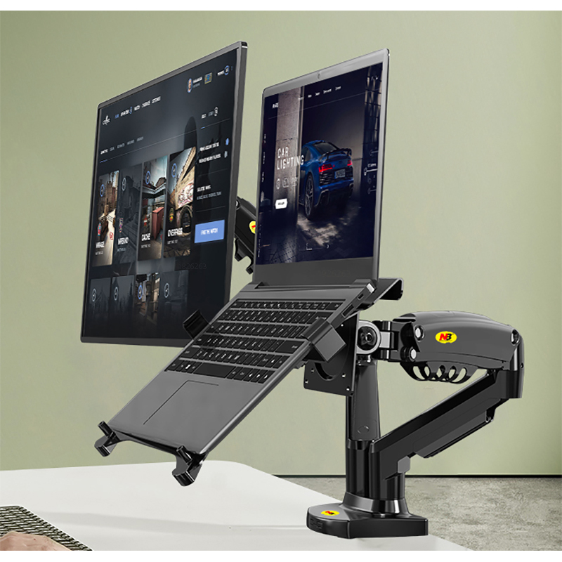 سطح المكتب NB F160 + FP-2 الغا - مراجعة Desk Setup Monitor Arm وسعره