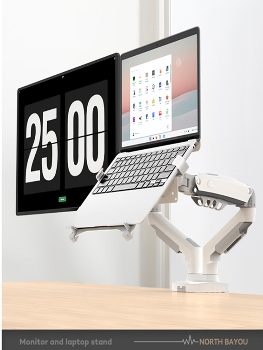 سطح المكتب NB F160 + FP-2 الغا - مراجعة Desk Setup Monitor Arm وسعره