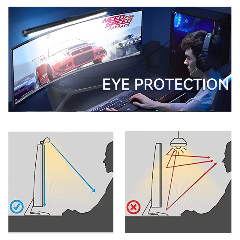 شريط شاشة ليد مصباح مكتبي ، لع - مراجعة Led Desk Light Usb وسعره