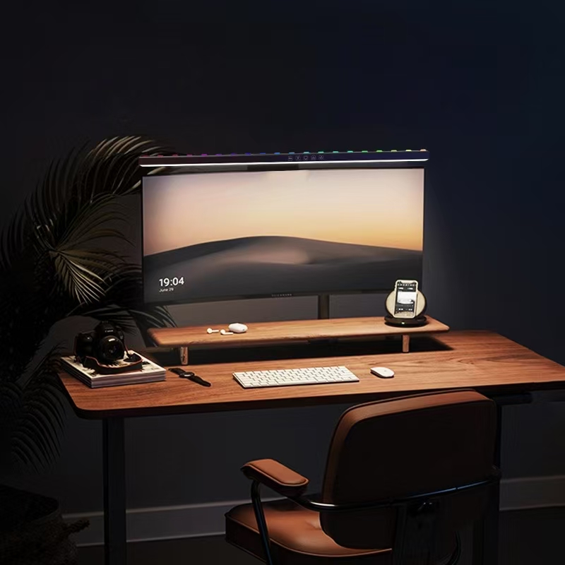 مصباح مكتبي معلق بإضاءة شاشة L - مراجعة Desk Setup Equipment وسعره