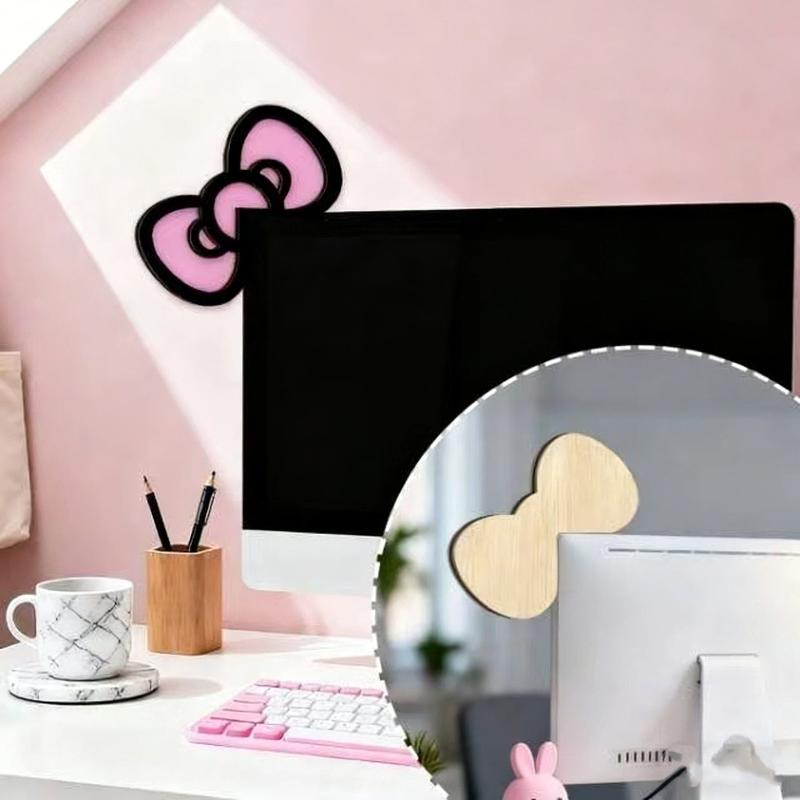 جديد 1/2 قطعة زينة شاشة كمبيوت - مراجعة Desk Setup Pegboard وسعره