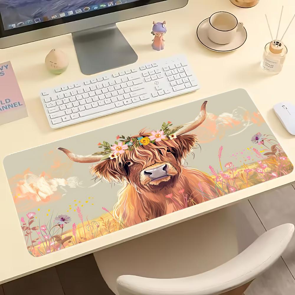 وسادة فأرة ألعاب بتصميم بقرة ه - مراجعة Desk Setup Gaming Pc وسعره