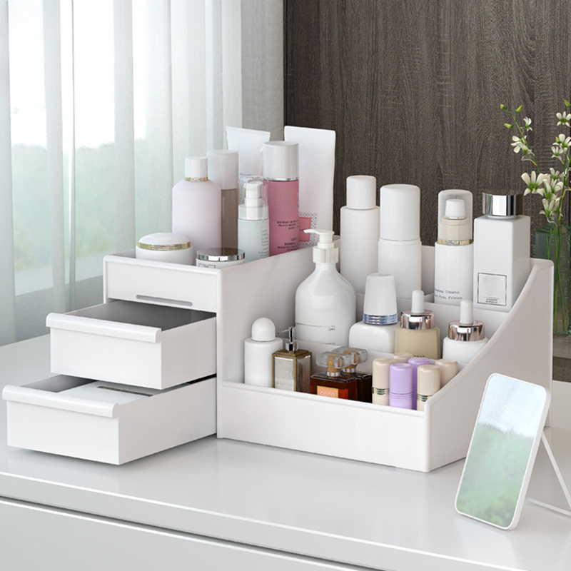 صندوق تخزين مكياج بسعة كبيرة ، - مراجعة Desk Drawer Unit وسعره