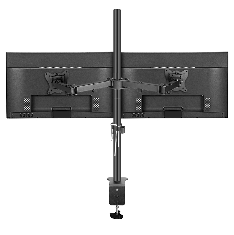 حامل شاشة مزدوج متحرك بالكامل  - مراجعة Desk Setup Monitor Arm وسعره
