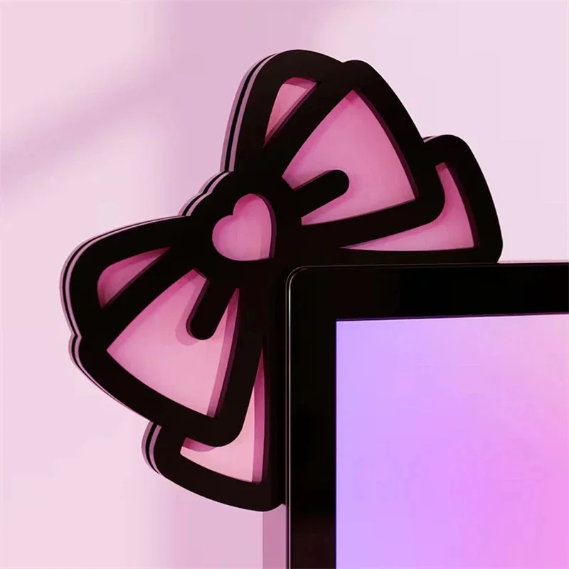 Kawaii الوردي الاكريليك القوس  - مراجعة Desk Setup Gaming Pc وسعره