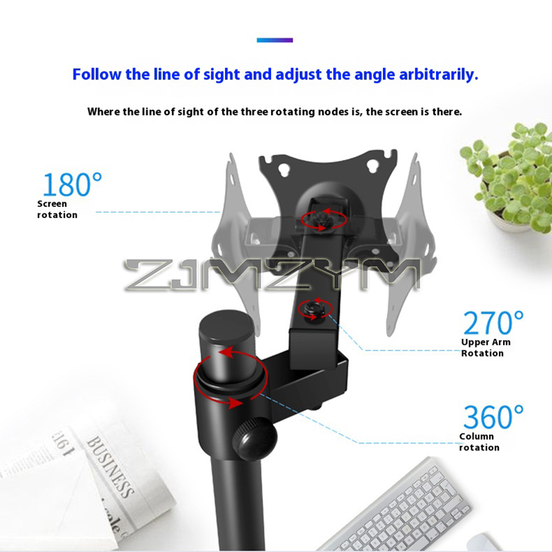 قوس شاشة واحدة 14 إلى 27 بوصة  - مراجعة Desk Setup Monitor Arm وسعره