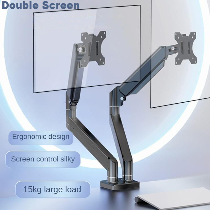 حامل ذراع بشاشة مزدوجة ، حامل  - مراجعة Desk Setup Monitor Arm وسعره