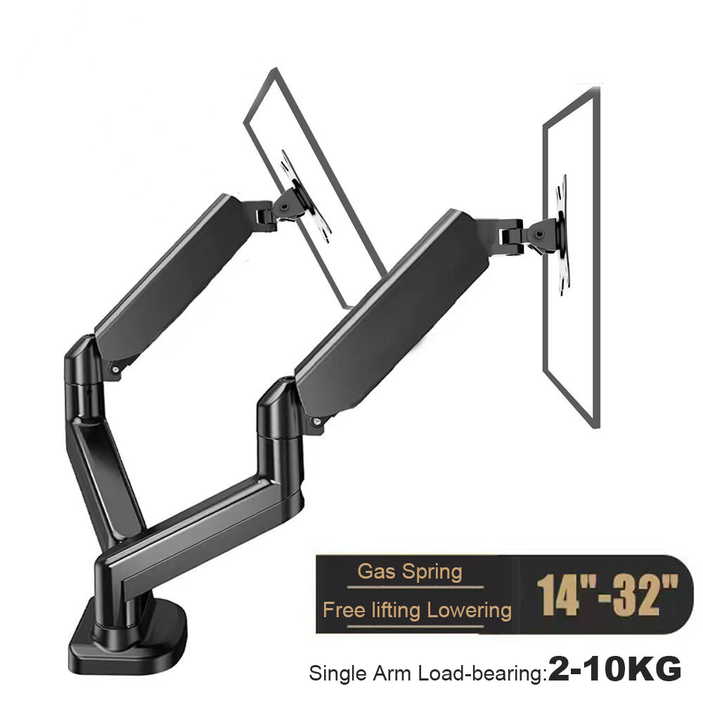 حامل ذراع بشاشة مزدوجة ، حامل  - مراجعة Desk Setup Monitor Arm وسعره