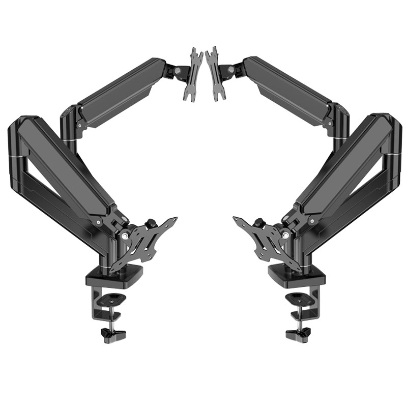 حامل ذراع بشاشة مزدوجة ، حامل  - مراجعة Desk Setup Monitor Arm وسعره