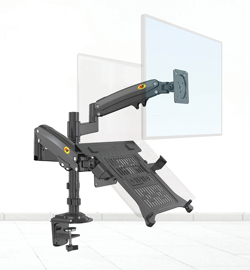 سطح المكتب NB H180-FP ذراع مزد - مراجعة Desk Setup Monitor Arm وسعره