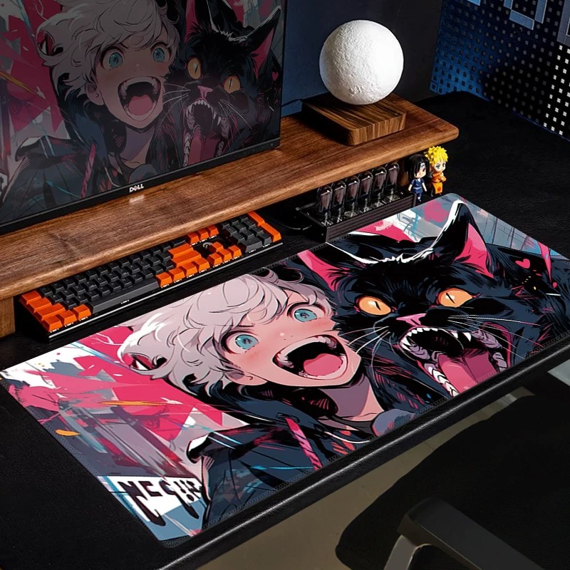لوحة ماوس للألعاب بتصميم قطة س - مراجعة Desk Setup Gaming Pc وسعره