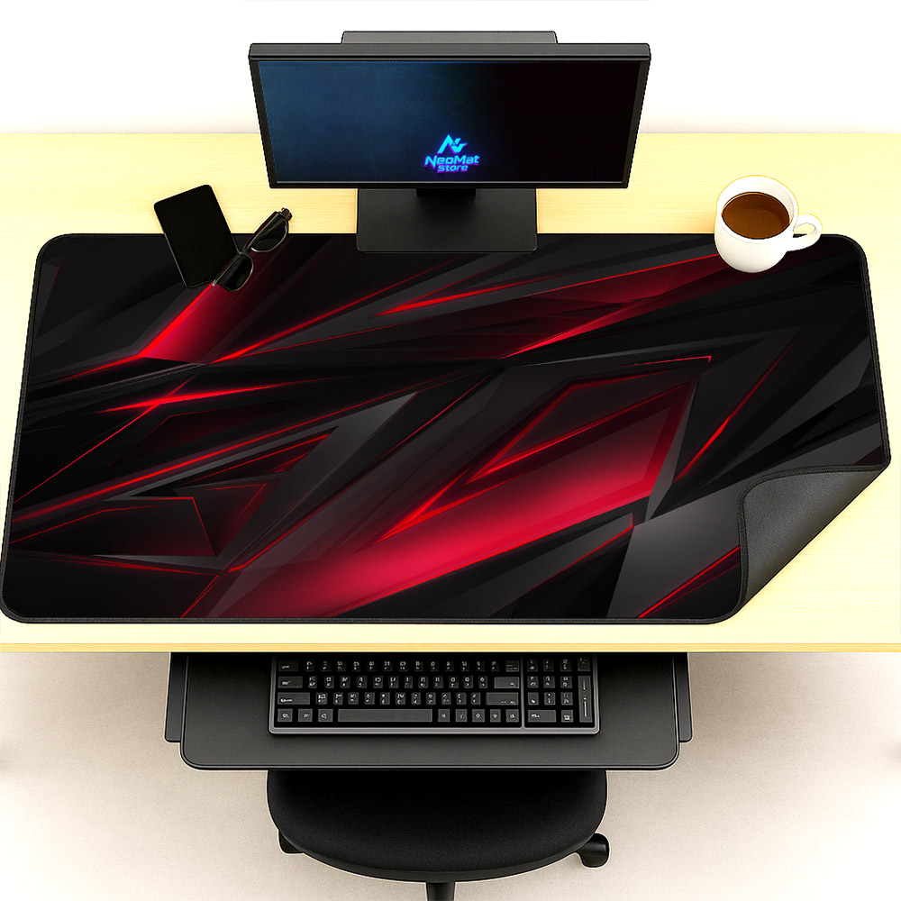 لوحة ماوس Xxxl لتزيين إعداد ال - مراجعة Desk Setup Red وسعره