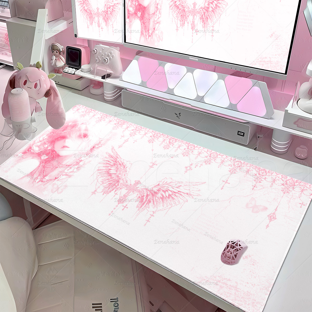 لوحة ماوس أنجل جيرلز باللون ال - مراجعة Desk Setup Pegboard وسعره