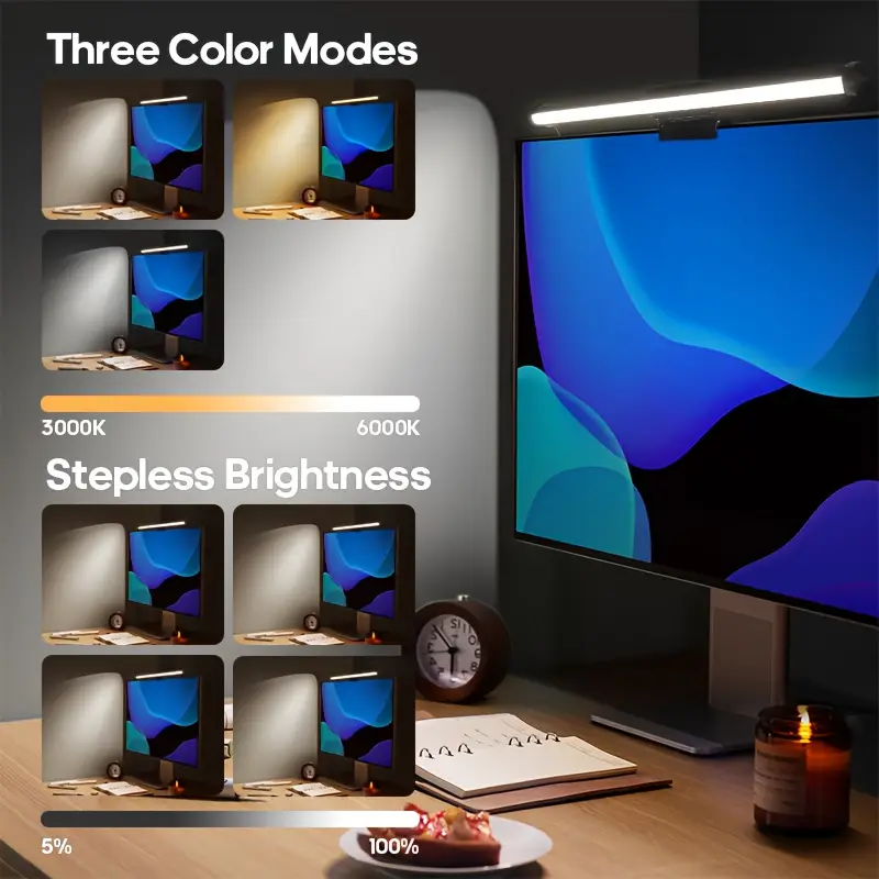 مصباح مكتب LED بمنفذ USB، إضاء - مراجعة Led Desk Light Usb وسعره