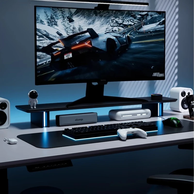 حامل شاشة RGB مريح لرفع شاشة ا - مراجعة Desk Setup With 2 Monitors وسعره