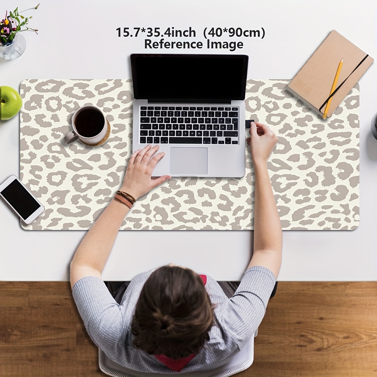لوحة ماوس كبيرة بنقشة الفهد ال - مراجعة Desk Setup Beige وسعره