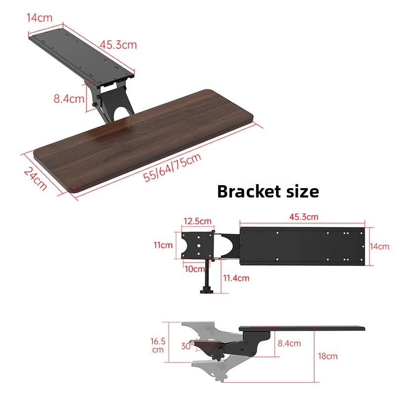 حامل لوحة مفاتيح مريح يثبت تحت - مراجعة Ergonomic Desk Setup Keyboard وسعره