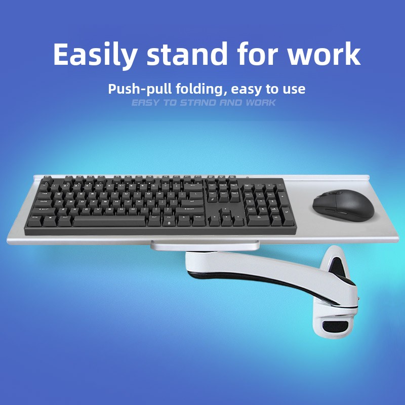 حامل لوحة مفاتيح صناعي يثبت عل - مراجعة Ergonomic Desk Setup Keyboard وسعره