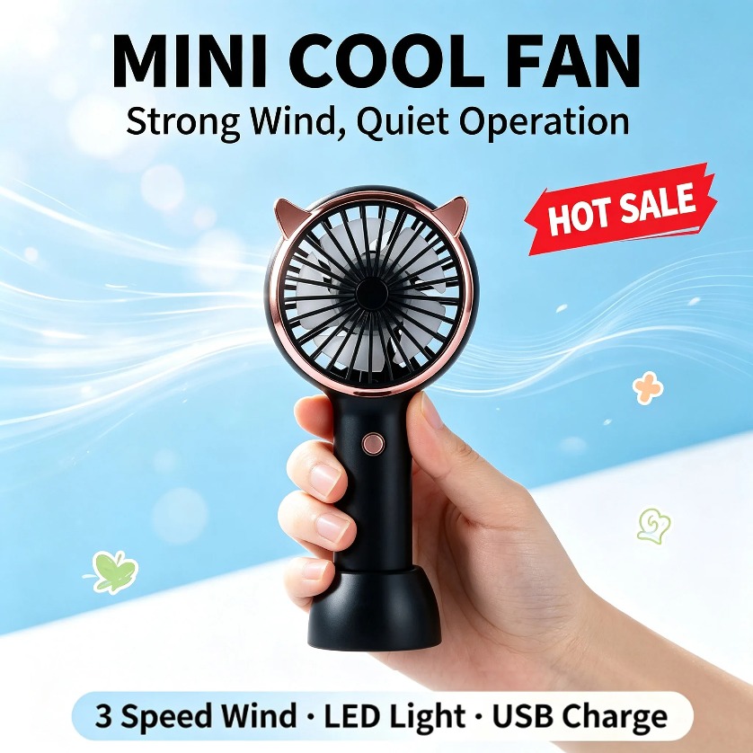 مروحة محمولة على شكل أذن قطة م - مراجعة Led Desk Light Usb وسعره