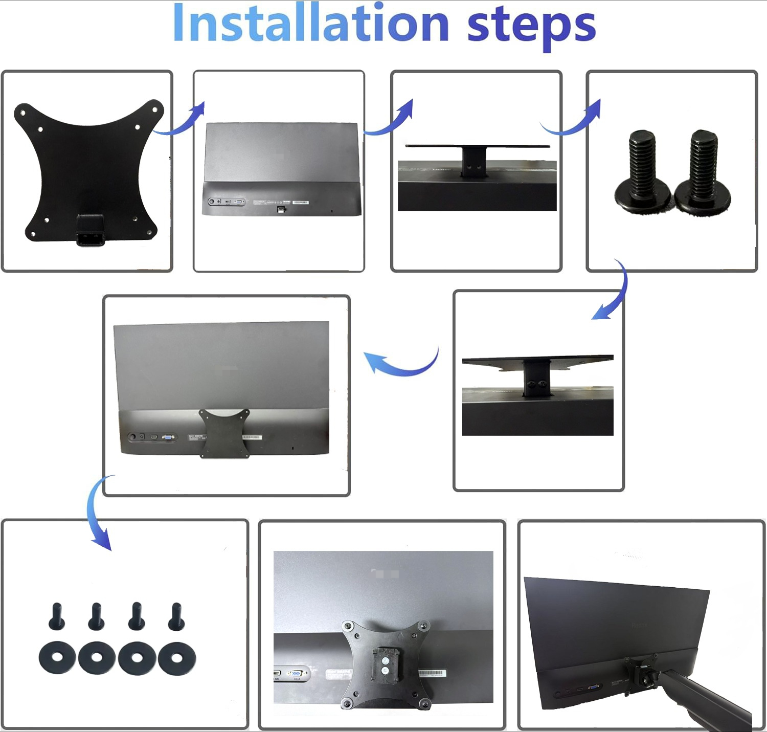 محول VESA جديد لشاشة سطح المكت - مراجعة Desk Setup Monitor Arm وسعره