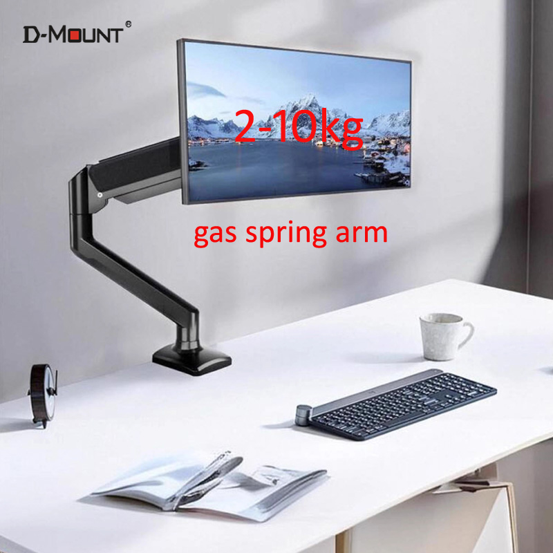 D-MOUNT D80 معدن الألومنيوم 2- - مراجعة Desk Setup Monitor Arm وسعره
