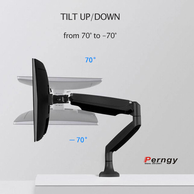 D-MOUNT D80 معدن الألومنيوم 2- - مراجعة Desk Setup Monitor Arm وسعره