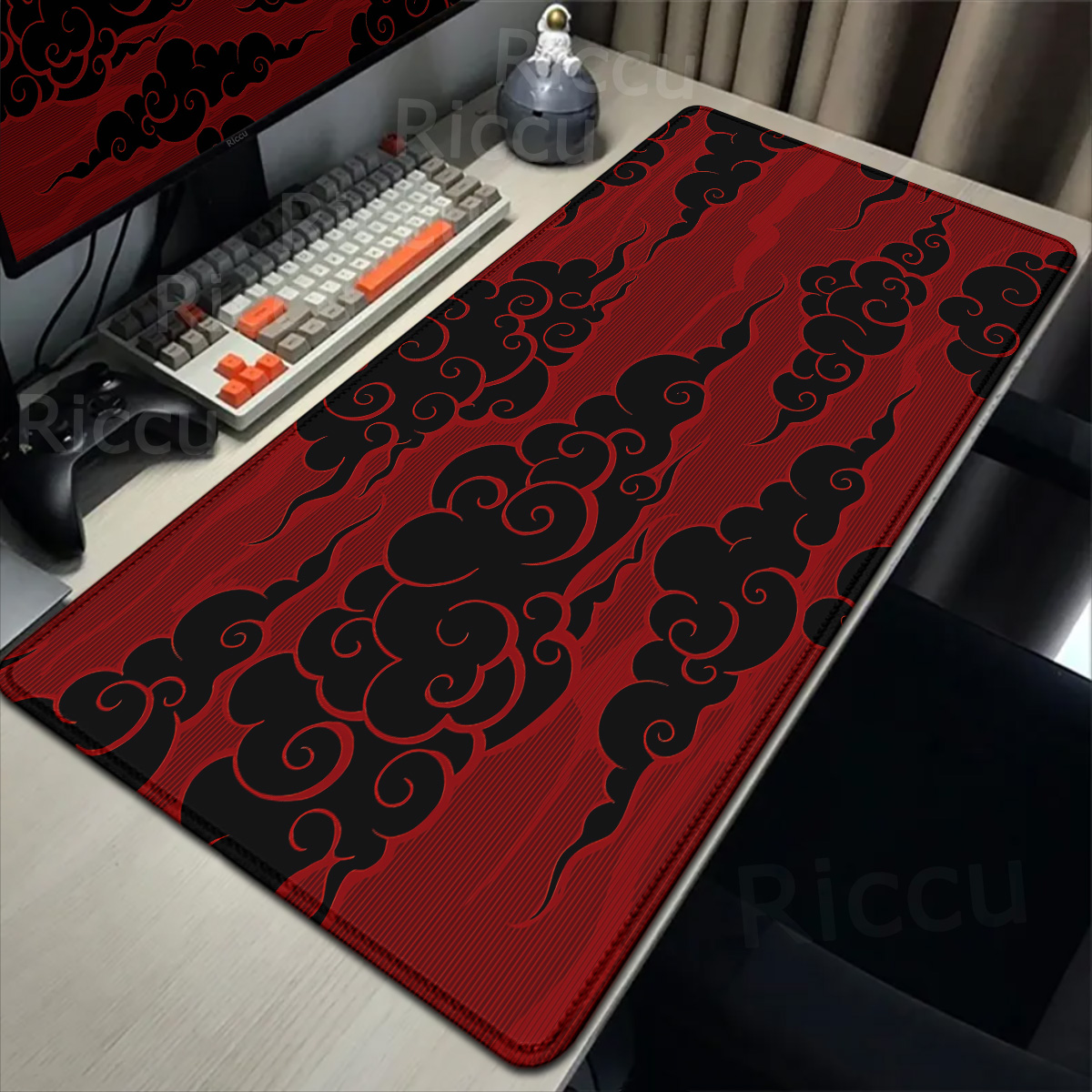 لوحة ماوس كبيرة للألعاب على شك - مراجعة Desk Setup Red وسعره