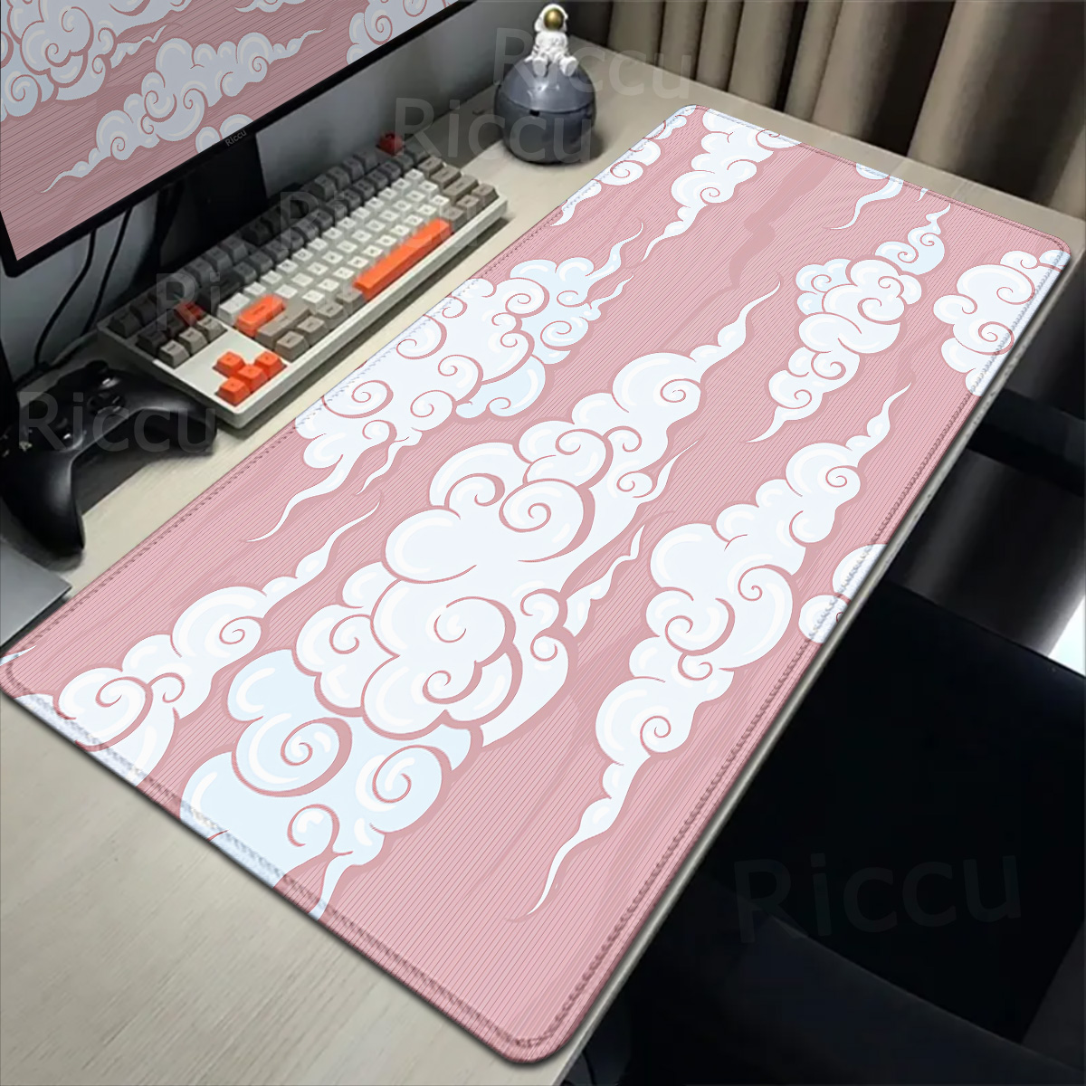 لوحة ماوس كبيرة للألعاب على شك - مراجعة Desk Setup Red وسعره