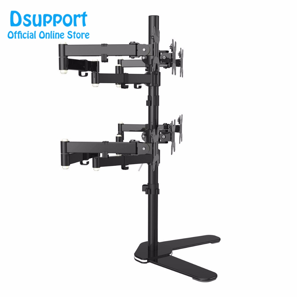 حامل شاشة LCD LED بستة أذرع، ق - مراجعة Desk Setup Monitor Arm وسعره