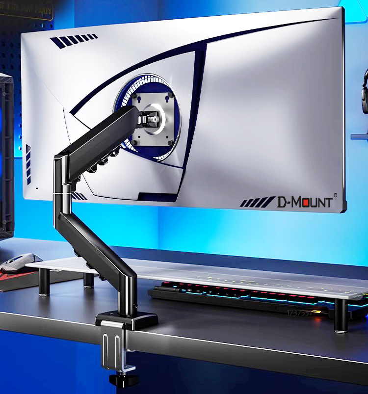 حامل شاشة مكتبي D-MOUNT D90 من - مراجعة Desk Setup Monitor Arm وسعره